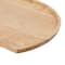 Hello Honey® 11" Natural Modern Wood Semi Circle Tray